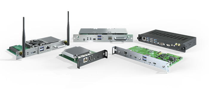 Four slot-in compute modules