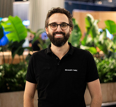 Ralph Kolen, product manager for interactive solutions at Sharp