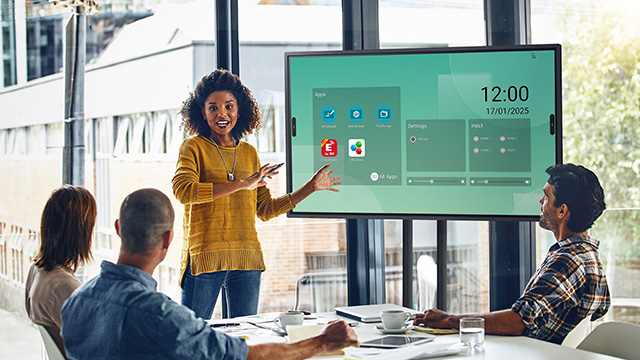 LM-series display in a very bright surrounding.